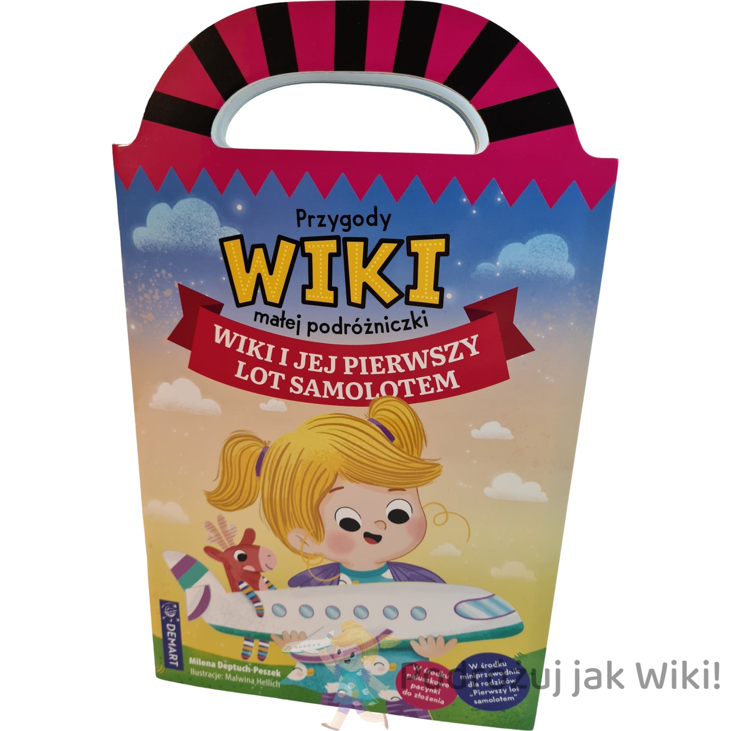 Przygody Wiki, małej podróżniczki. Wiki i jej pierwszy lot samolotem.