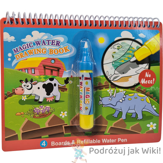 Kolorowanka wodna z pisakiem